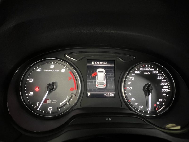  AUDI S3 SPORTBACK 2.0 TFSI 300CH - QUATTRO  BVA - BLACK PANTHERE - GPS - 111000KM -   