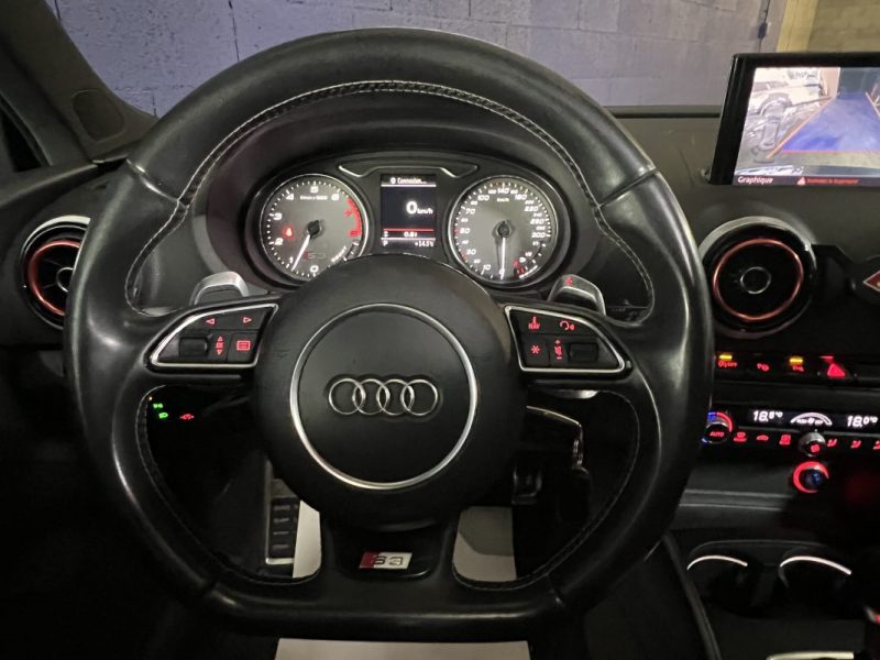  AUDI S3 SPORTBACK 2.0 TFSI 300CH - QUATTRO  BVA - BLACK PANTHERE - GPS - 111000KM -   