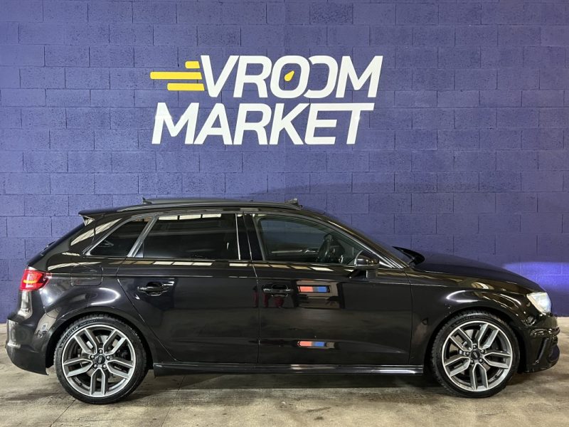  AUDI S3 SPORTBACK 2.0 TFSI 300CH - QUATTRO  BVA - BLACK PANTHERE - GPS - 111000KM -   