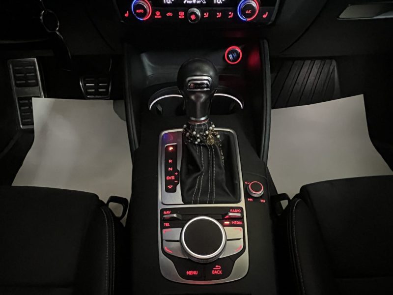  AUDI S3 SPORTBACK 2.0 TFSI 300CH - QUATTRO  BVA - BLACK PANTHERE - GPS - 111000KM -   