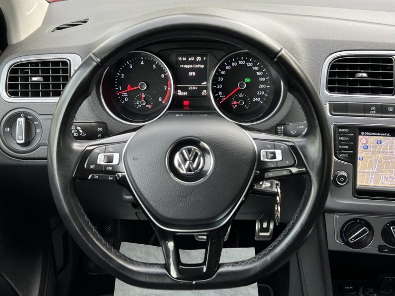 VOLKSWAGEN POLO 5 VI PHASE 2 ALLSTAR 1.2 TSI 90 Cv 1ERE MAIN BOITE AUTOMATIQUE 5 Pts - GARANTIE 1 AN