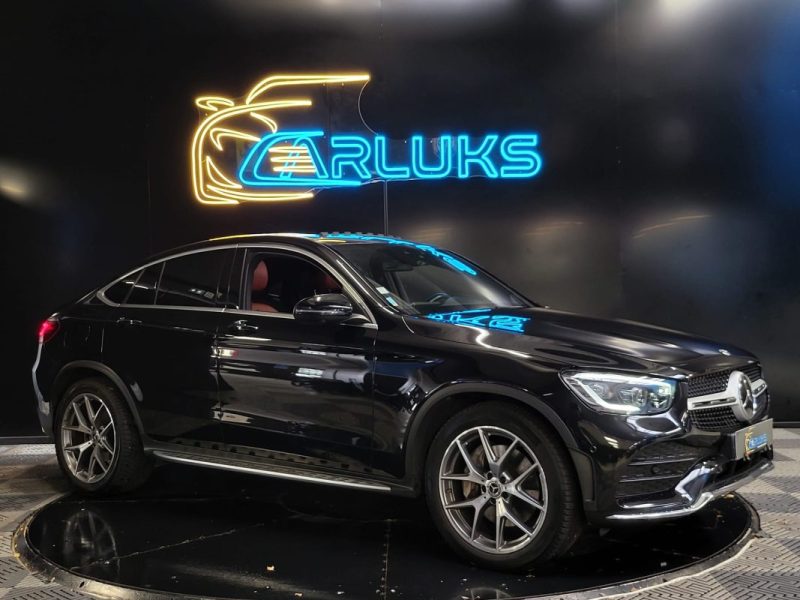 MERCEDES CLASSE GLC 220D 194CH AMG LINE 4MATIC 9G-TRONIC / BUREMASTER + CUIR COMPLET + SUIVIE MERCEDES / 