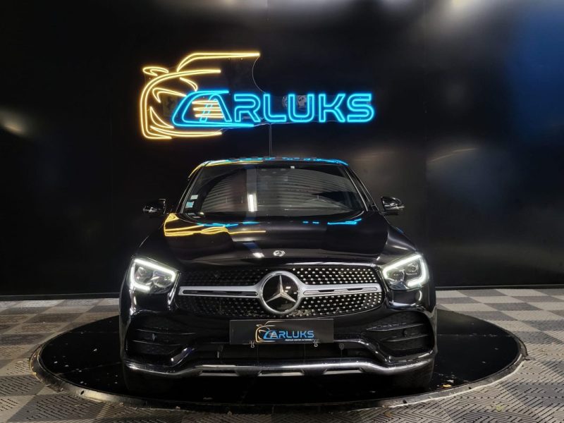 MERCEDES CLASSE GLC 220D 194CH AMG LINE 4MATIC 9G-TRONIC / BUREMASTER + CUIR COMPLET + SUIVIE MERCEDES / 