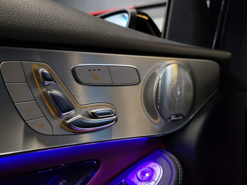 MERCEDES CLASSE GLC 220D 194CH AMG LINE 4MATIC 9G-TRONIC / BUREMASTER + CUIR COMPLET + SUIVIE MERCEDES / 