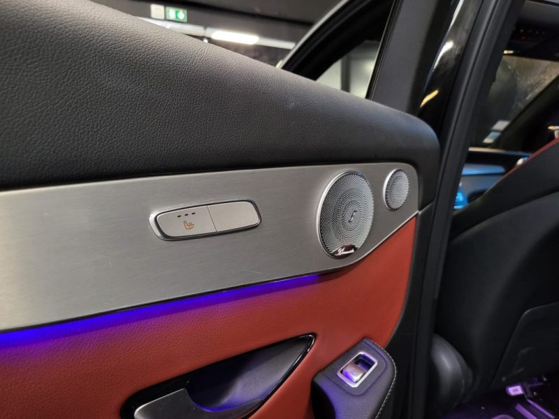 MERCEDES CLASSE GLC 220D 194CH AMG LINE 4MATIC 9G-TRONIC / BUREMASTER + CUIR COMPLET + SUIVIE MERCEDES / 