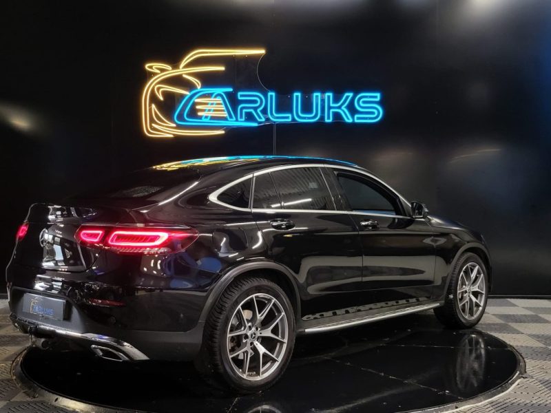 MERCEDES CLASSE GLC 220D 194CH AMG LINE 4MATIC 9G-TRONIC / BUREMASTER + CUIR COMPLET + SUIVIE MERCEDES / 