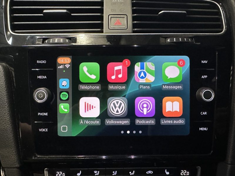 VOLKSWAGEN GOLF 7.5 2.0 TSI 230ch GTI DSG 6 - CARPLAY / ACC