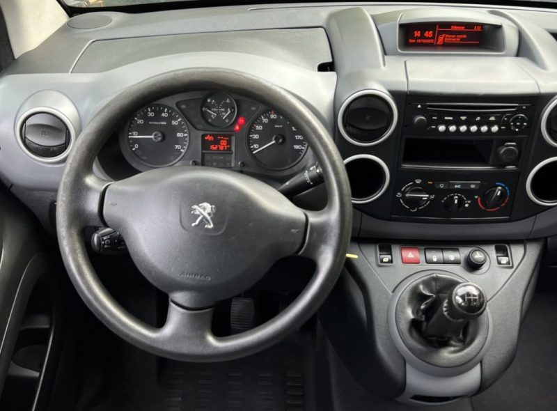 PEUGEOT PARTNER II 1.6 HDI 90 Cv 3 PLACES CLIMATISATION CRIT AIR 2 PORTE COULISSANTE - Garantie 1 an