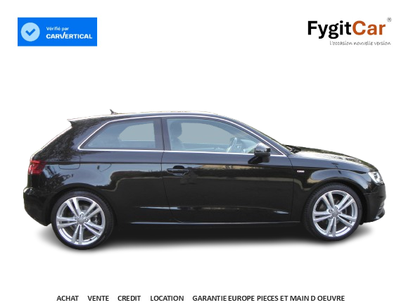 AUDI A3 1.4 TFSI 125 CH S LINE SPORTPAKET 2014