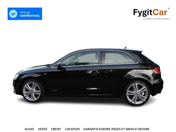 AUDI A3 1.4 TFSI 125 CH S LINE SPORTPAKET 2014