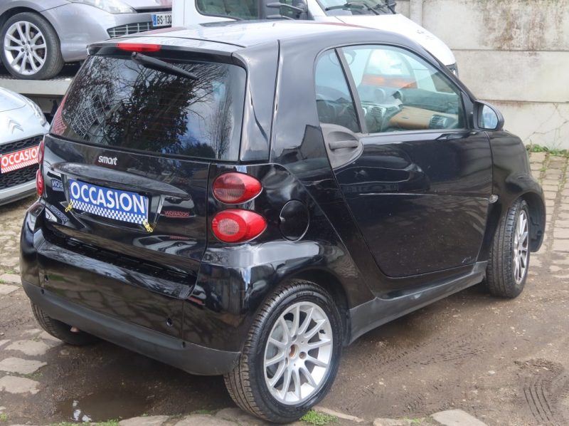 SMART FORTWO 0.9 TURBO PASSION 82CH / INTÉRIEUR TOUT CUIR / NAVIGATION MULTIMÉDIA KENWOOD    2009