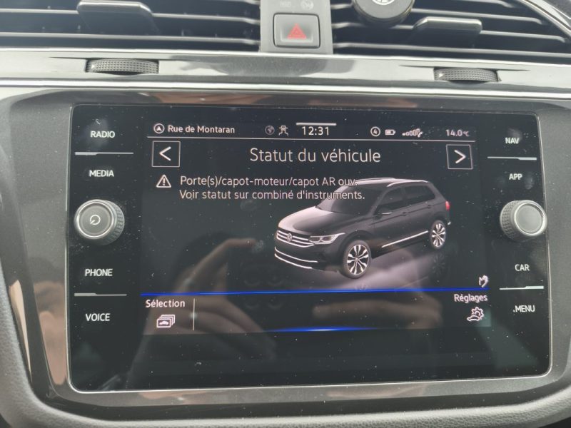 VOLKSWAGEN TIGUAN 1.5 TSI 150CH R-LINE DSG7 2022 VOLKSWAGEN Model :TIGUAN Finition:1.5 TSI 150ch R-L