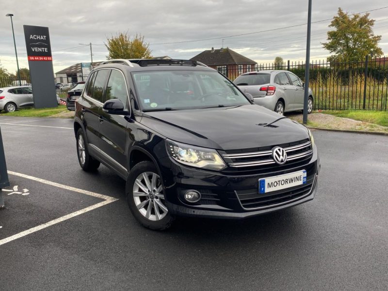 VW Tiguan 140ch Carat 🚙🌞 Toit pano / Full cuir 🛋️ / Reprise 🔄 Garantie 6 mois ✅
