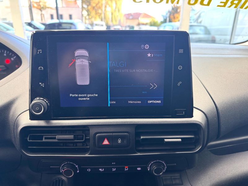 PEUGEOT PARTNER STANDARD 1,5 BLUEHDI 100CH S&S BVM5 PREMIUM 2021