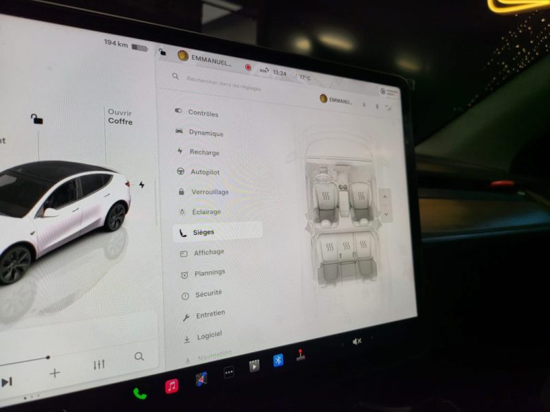 TESLA MODEL Y GRANDE AUTONOMIE PROPULSION 300cv / HAYON ELECTRIQUE / SIEGES ELECTRIQUES / VOLANT CHA