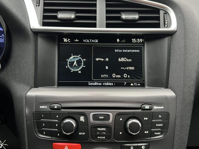 CITROEN C4 II 1.6 E HDI 115 Cv BOITE AUTOMATIQUE / 38 900 Kms GPS CRIT AIR 2 - GARANTIE 1 AN