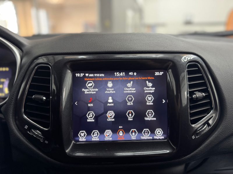 JEEP COMPASS PH2 1.3 PHEV T4 240CH 4XE AT6 EAWD S GARANTIE 12 MOIS 1ERE MAIN HISTORIQUE COMPLET 🇨🇵