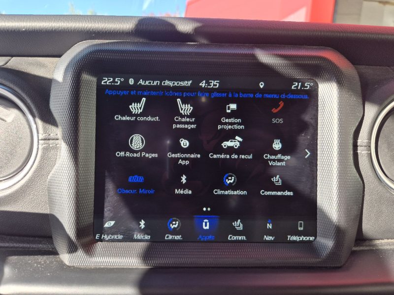 JEEP WRANGLER UNLIMITED WRANGLER UNLIMITED 4XE 2.0 I T 380 CH PHEV 4X4 BVA8  2021