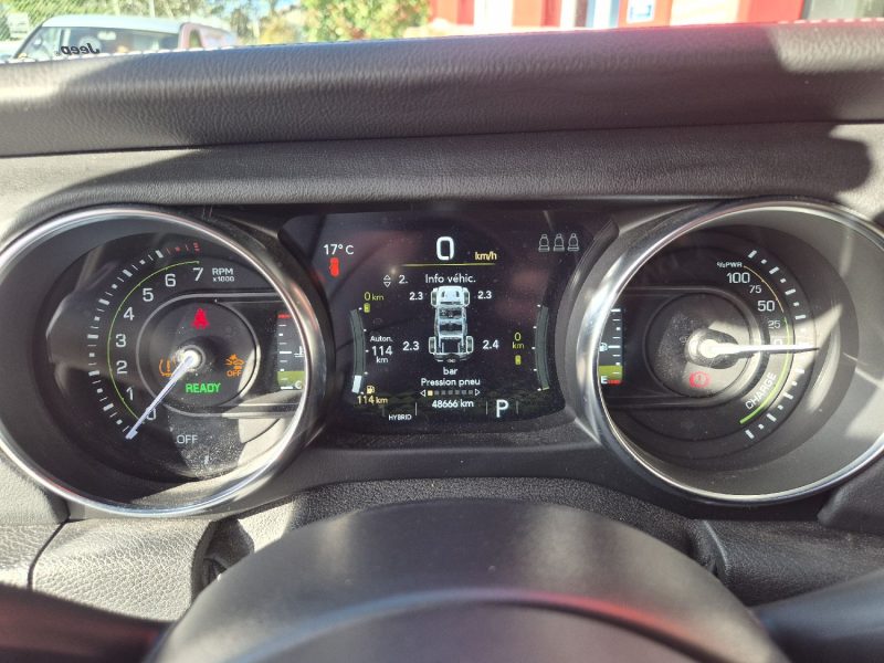 JEEP WRANGLER UNLIMITED WRANGLER UNLIMITED 4XE 2.0 I T 380 CH PHEV 4X4 BVA8  2021