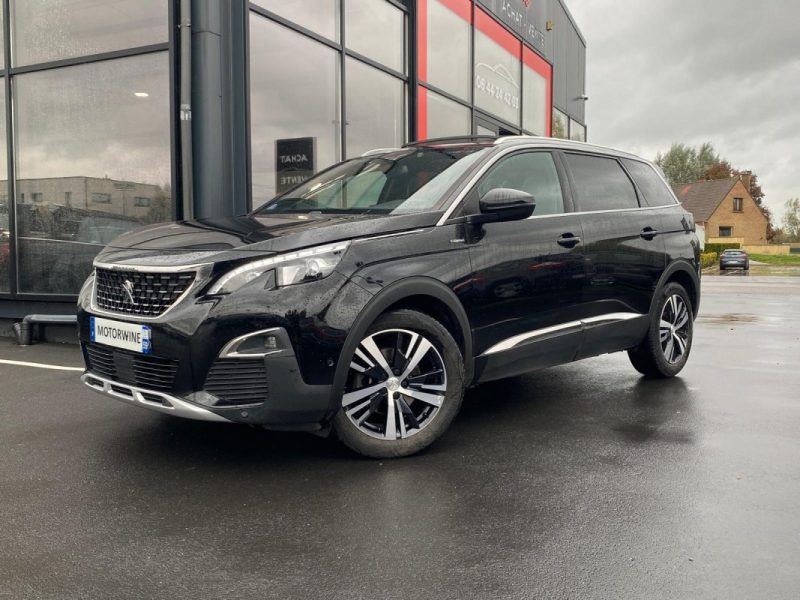 Peugeot 5008 GT Line 🌟 1.6 THP 165ch 🔹 7 places 👨‍👩‍👧‍👦 🌞 Toit ouvrant✨ Reprise ♻️ Garantie