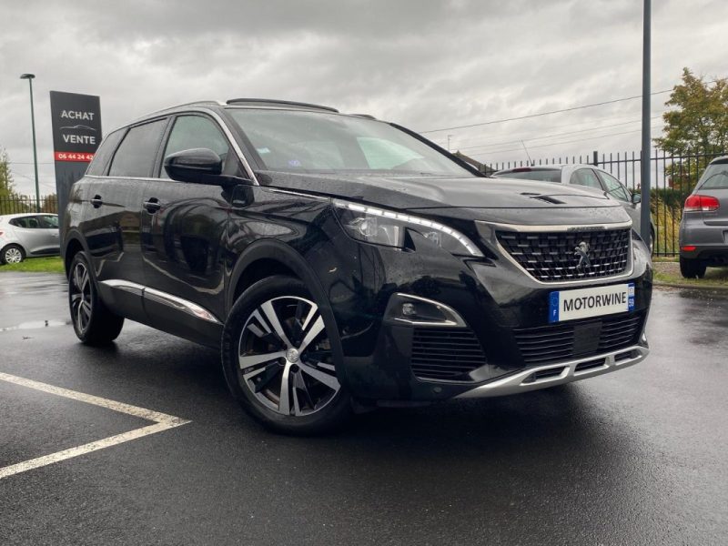 Peugeot 5008 GT Line 🌟 1.6 THP 165ch 🔹 7 places 👨‍👩‍👧‍👦 🌞 Toit ouvrant✨ Reprise ♻️ Garantie
