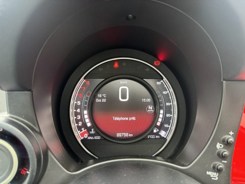 ABARTH 595 PISTA 1,4 TURBO 160CV BVA