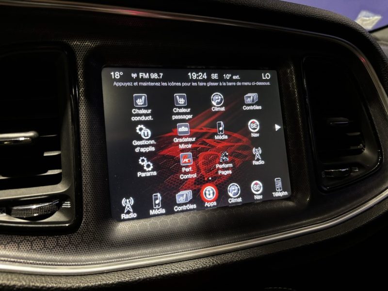 Dodge Challenger V8 6.4L 392 HEMI R/T Scat Pack Shaker 485ch - Carte Grise Française - Malus payé