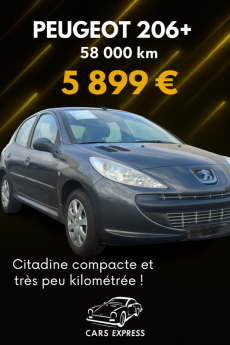 PEUGEOT 206+ 1,4 5PORTES GENERATION GARANTIE 6MOIS