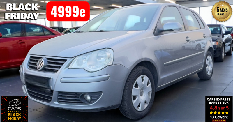 VOLKSWAGEN POLO 1,2 CONFORT 5PORTES GARANTIE 6MOIS