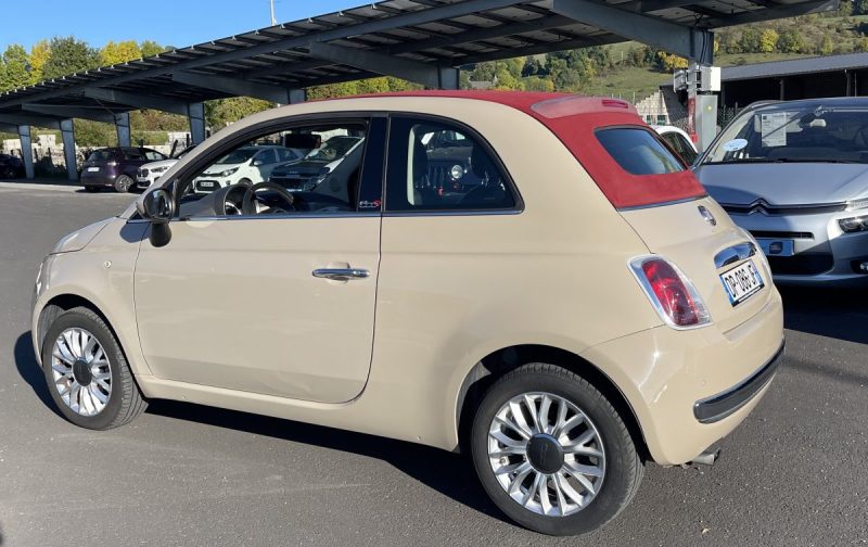 FIAT 500 - CABRIOLET - BOITE AUTO -