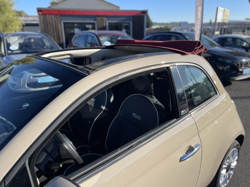 FIAT 500 - CABRIOLET - BOITE AUTO -