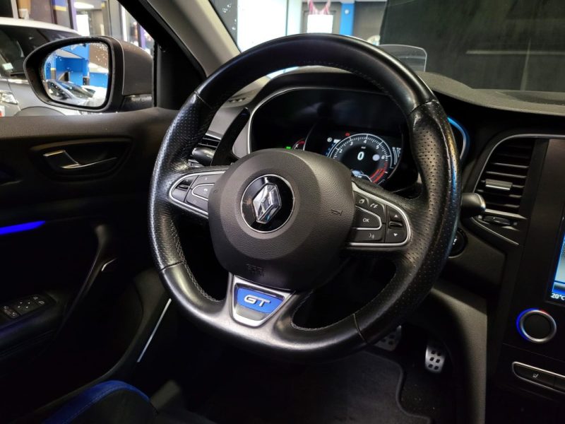 RENAULT MEGANE 1.6 TCE 205CH ENERGY GT EDC / SIEGES CHAUFFANTS / REGULATEUR ADAPTIF / SUIVI RENAULT 