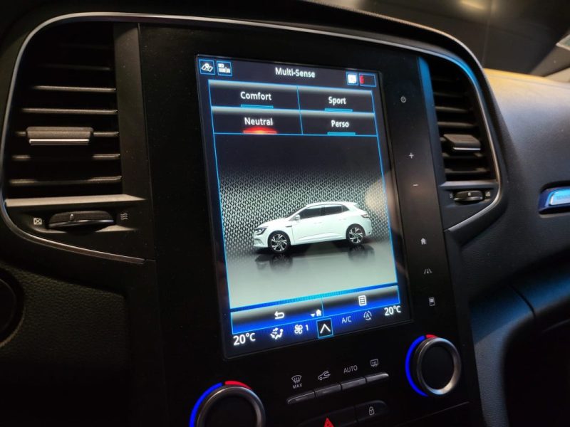 RENAULT MEGANE 1.6 TCE 205CH ENERGY GT EDC / SIEGES CHAUFFANTS / REGULATEUR ADAPTIF / SUIVI RENAULT 