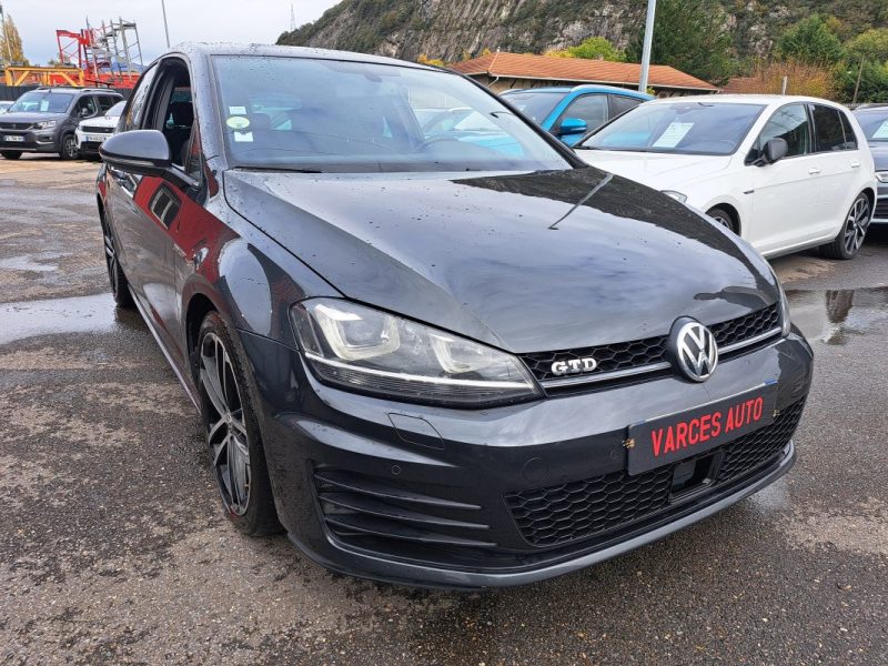 VOLKSWAGEN GOLF GTD  2.0 TDI 184CV 3P BVM6 DISTRIBUTION A JOUR GRAND ECRAN GPS  2014