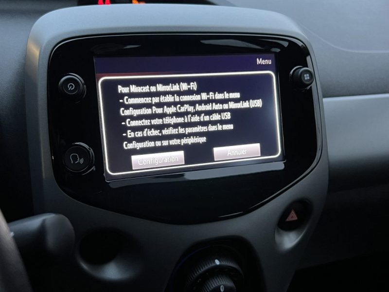 TOYOTA AYGO II PHASE 2 1.0 VVTi 72 Cv 5 PORTES APPLE CARPLAY CAMERA 18 500 Km CritAir1 - Garantie1an