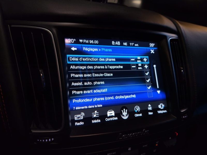 MASERATI LEVANTE Q4 3.0 D V6 275CH STAGE 1 323CV TOIT OUVRANT / CIEL ETOILÉ / SUPRESSION FAP & AD BLUE