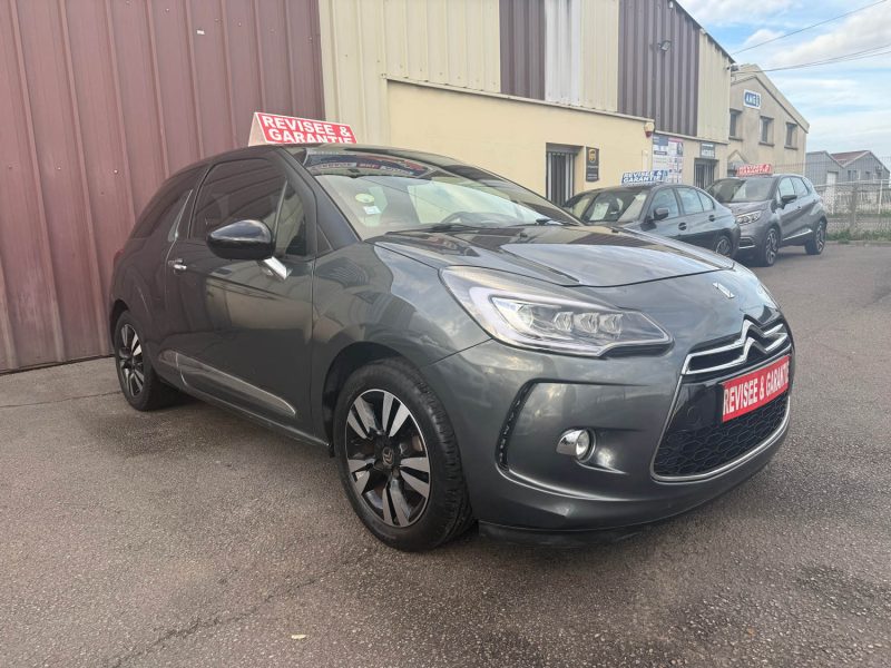 CITROEN DS3 PHASE 2 1.6 HDI 92CV BOITE AUTOMATIQUE SO CHIC 2015