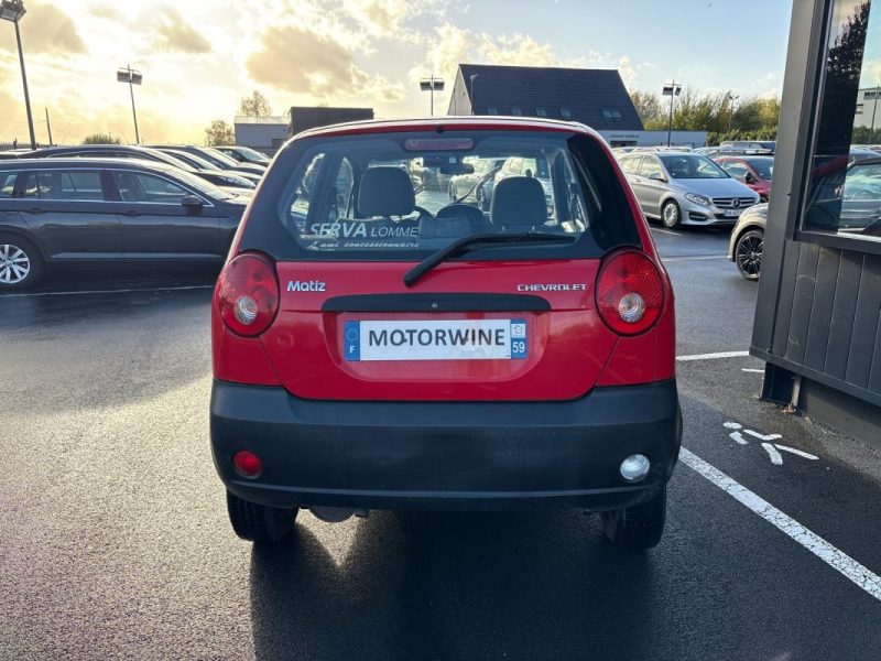 Chevrolet Matiz 0.8i 52Ch - Seulement 64 877 km certifié  📊 - Suivi 🧾 - Reprise - Garantie ✅