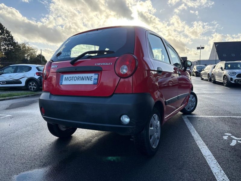 Chevrolet Matiz 0.8i 52Ch - Seulement 64 877 km certifié  📊 - Suivi 🧾 - Reprise - Garantie ✅