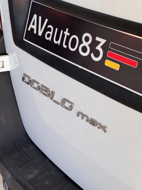 Fiat Doblo 2 Max 1.6 JTD - Utilitaire - Caméra de Recul - Révisée - CT ok - Blanc - Garantie 1an