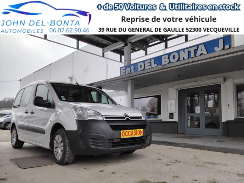 CITROEN BERLINGO 1.6 BLUEHDI 100 5CV 1ERE MAIN PORTE LATERALE/AR VITRE 2018 3PORTES