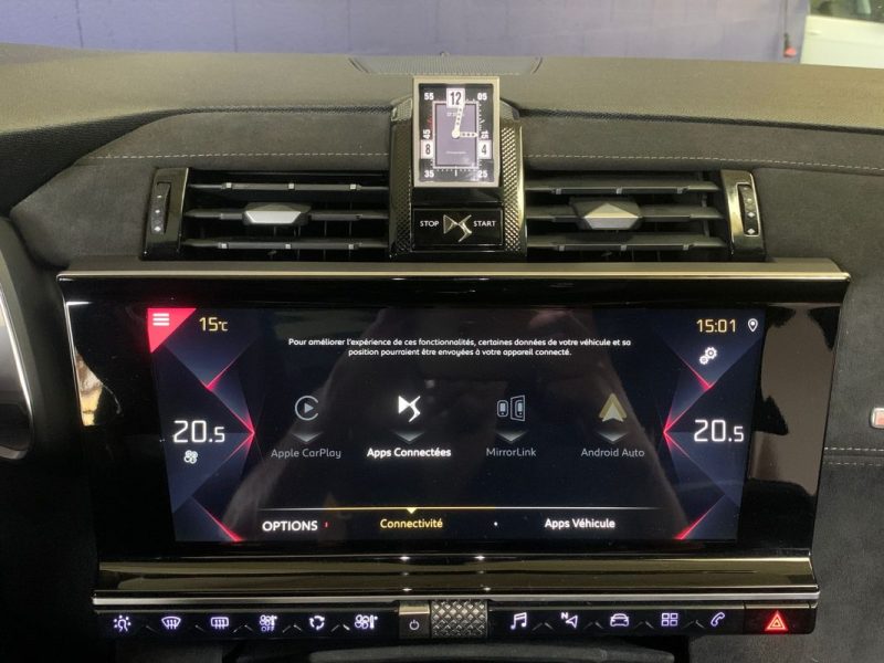  DS 7 CROSSBACK 1.6 PERFORMANCE LINE 225CV - BVA - TOIT OUVRANT - 98 000KM  