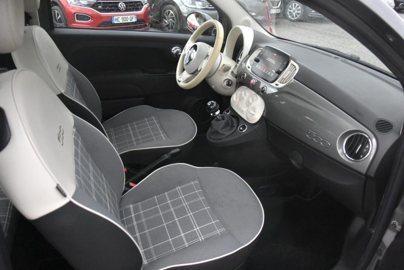 FIAT 500 1.2 8V 69CH CLUB 2018