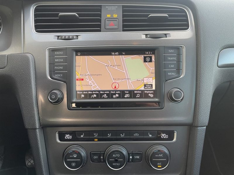 VOLKSWAGEN GOLF 7 CARAT DE 2016 GARANTIE 12 MOIS 