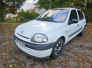 RENAULT CLIO 1.2 - 60 CV PACK CLIM - 62000 KMS - DISTRIBUTION NEUVE / CARNET COMPLET 1999