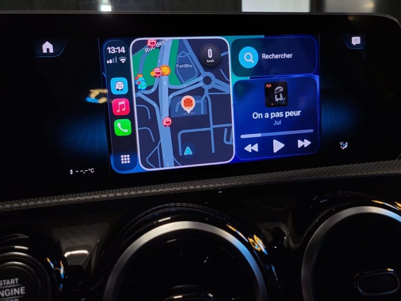 MERCEDES CLASSE A 220 190ch PROGRESSIVE LINE / SIEGES CUIR CHAUFFANTS / CAMERA DE RECUL / CARPLAY