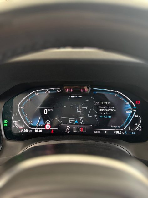 BMW 330e Pack M - Hybride Rechargeable - 114.000 km - Gris minéral - CT ok - Garantie 1an