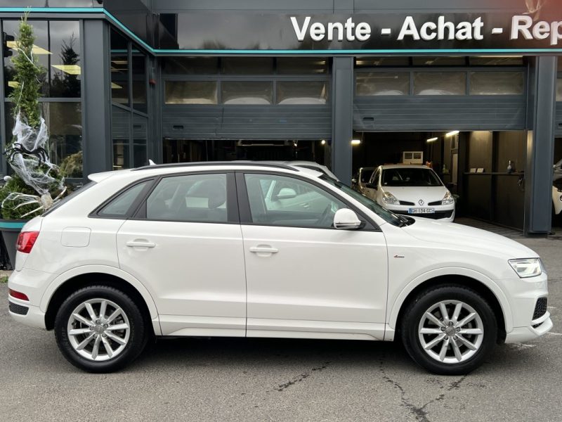 AUDI Q3 PHASE 2 S-LINE 1.4 TFSI 150 COD 1ERE MAIN / BOITE AUTOMATIQUE CRIT AIR 1 - Garantie 1 an
