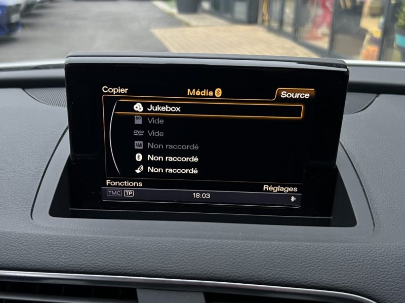 AUDI Q3 PHASE 2 S-LINE 1.4 TFSI 150 COD 1ERE MAIN / BOITE AUTOMATIQUE CRIT AIR 1 - Garantie 1 an