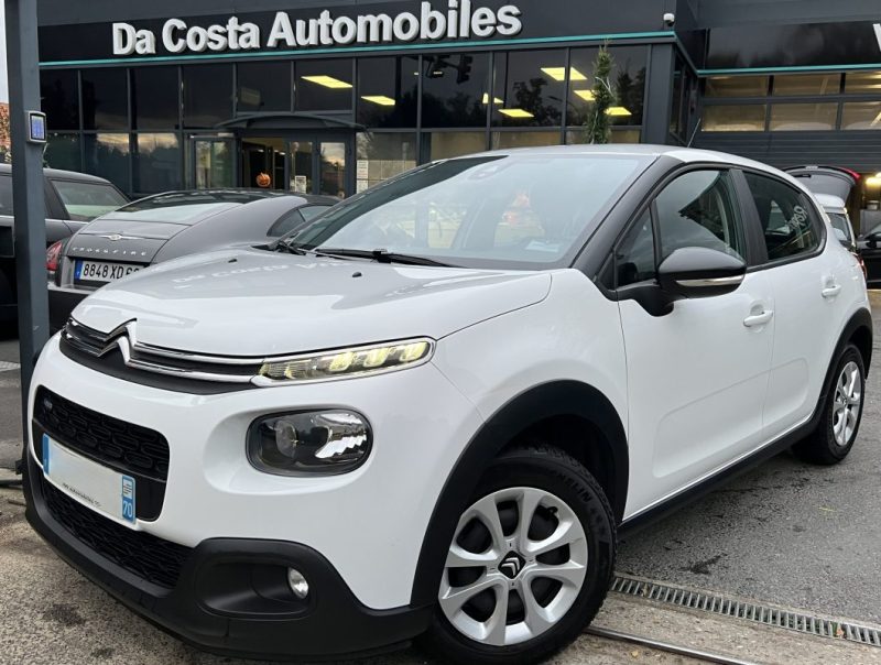 CITROEN C3 III 1.2 82 Cv 5 PORTES / CRIT AIR 1 - GARANTIE 1 AN